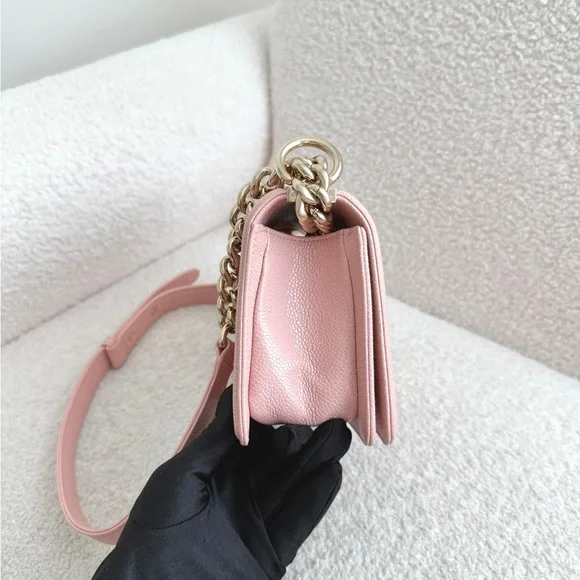 SOLD Chanel Small Leboy 20cm Pink Caviar GHW series 29 - Picture 7 of 13